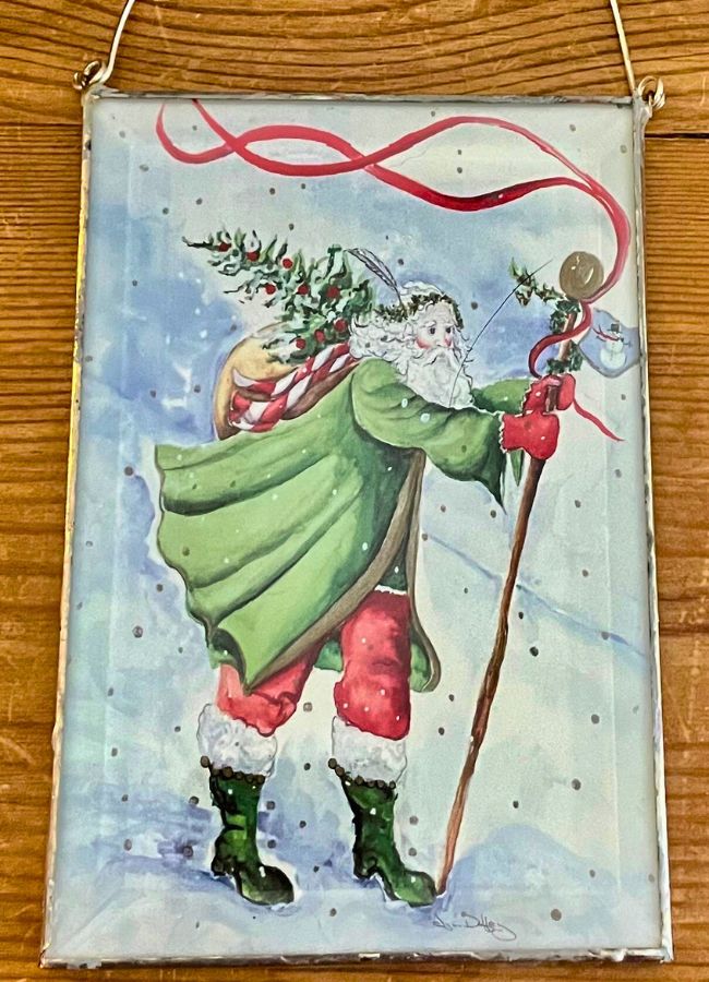 Santa with Staff 4x6