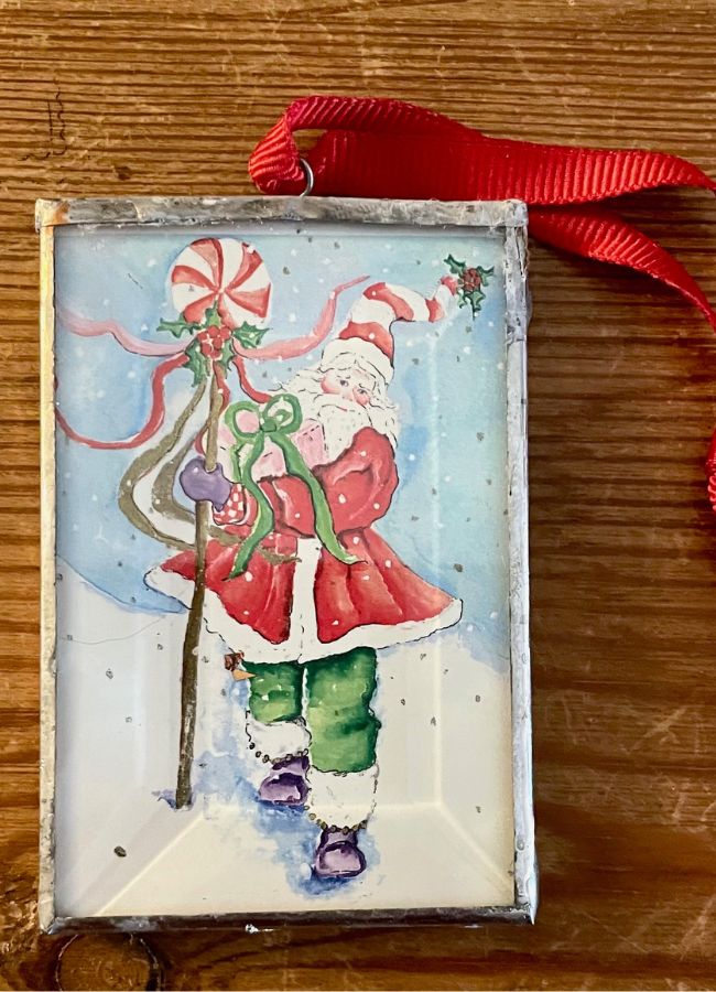 Santa's Stripped Hat 2x3